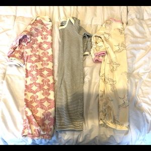 Baby girl sleep dresses 0-6 months